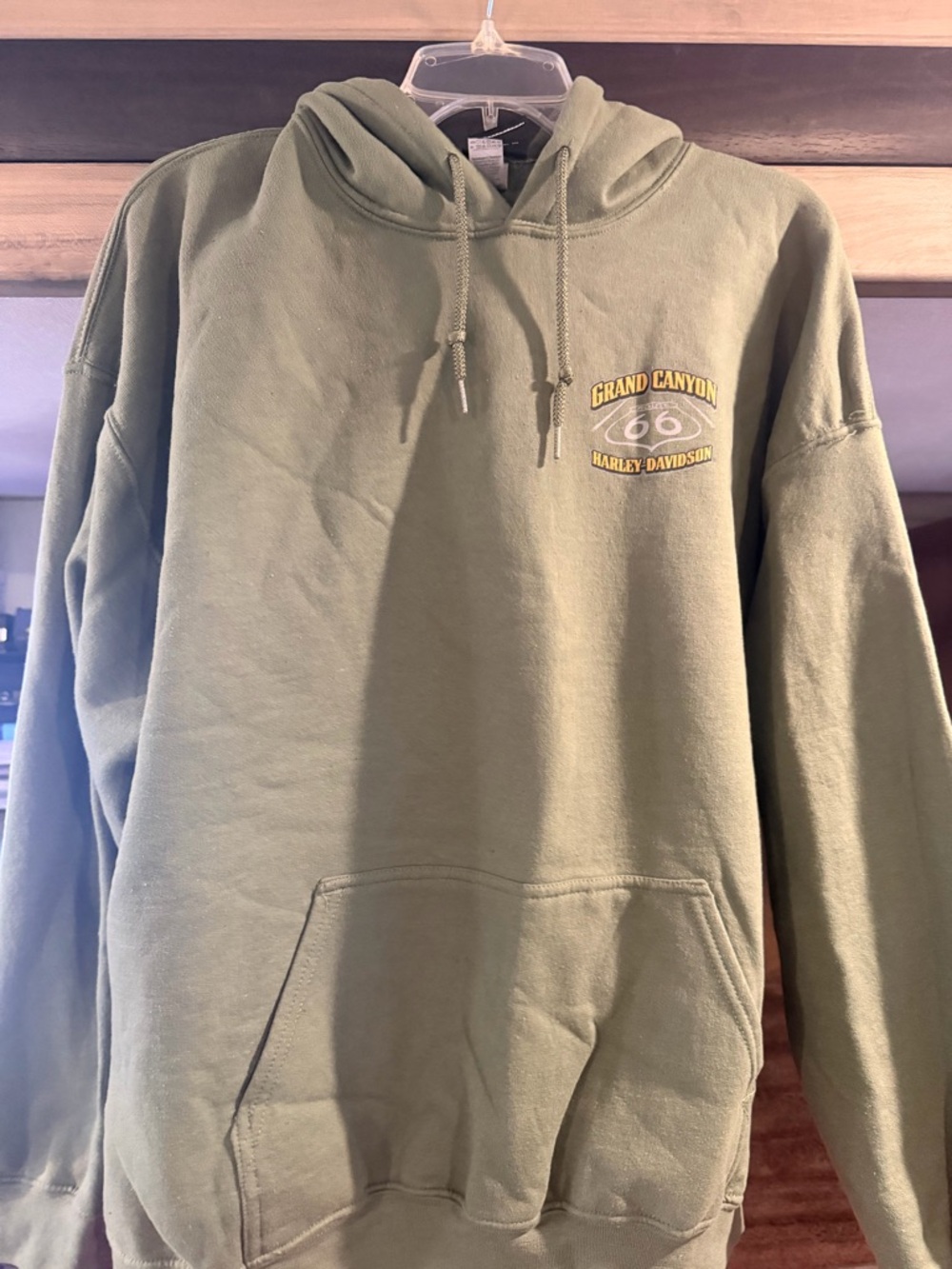 Harley-Davidson Olive Green Grand Canyon 66 Pullover Hoodie